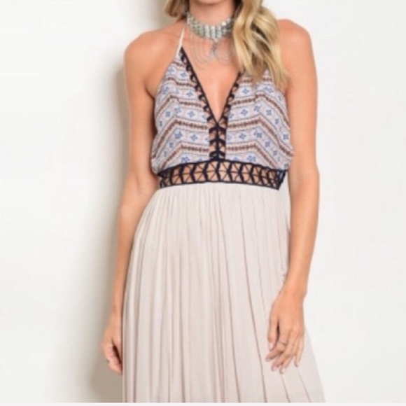 Kar’s Boutique Dresses & Skirts - Bohemian V-Neck Maxi